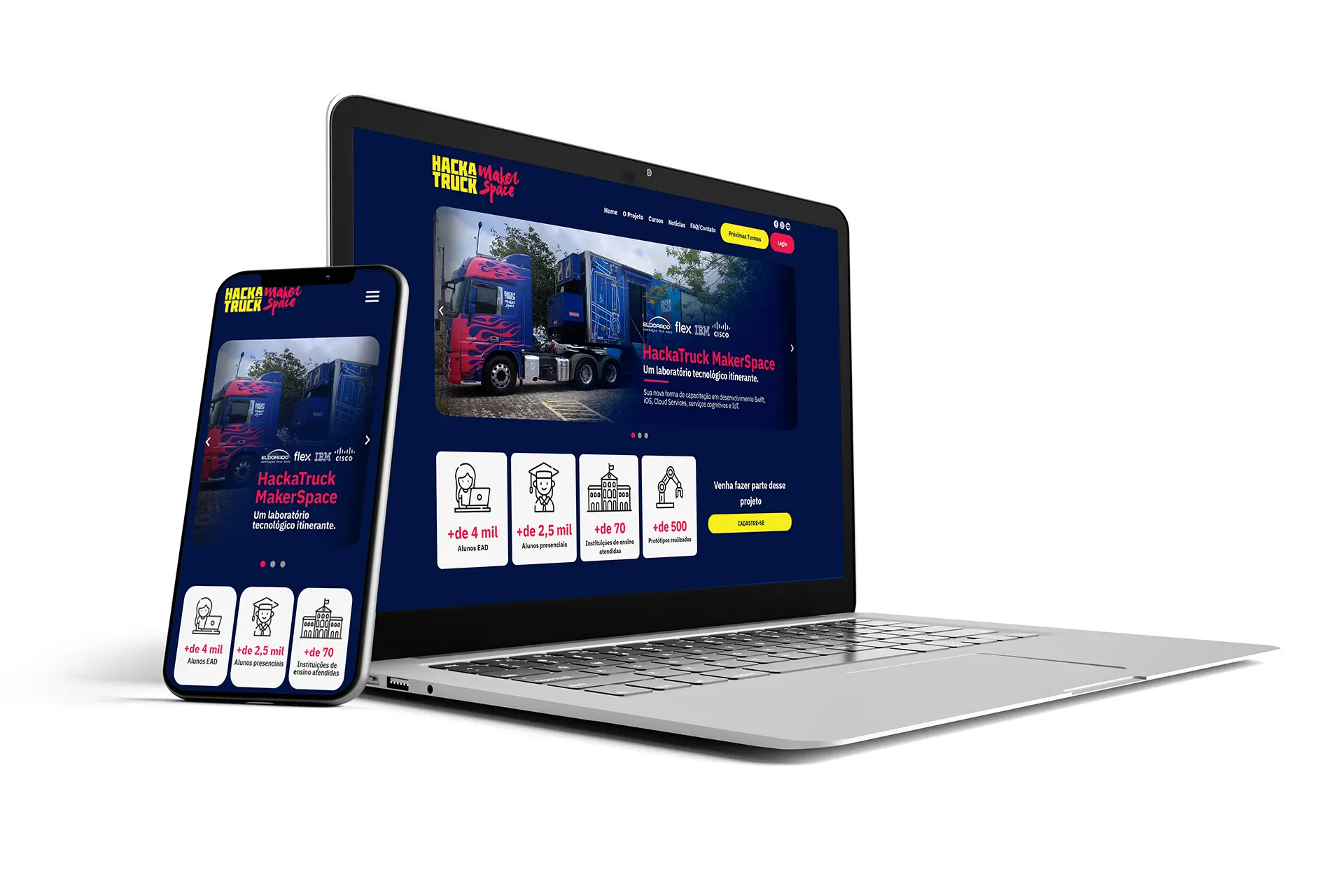 Mockup Site Hackatruck