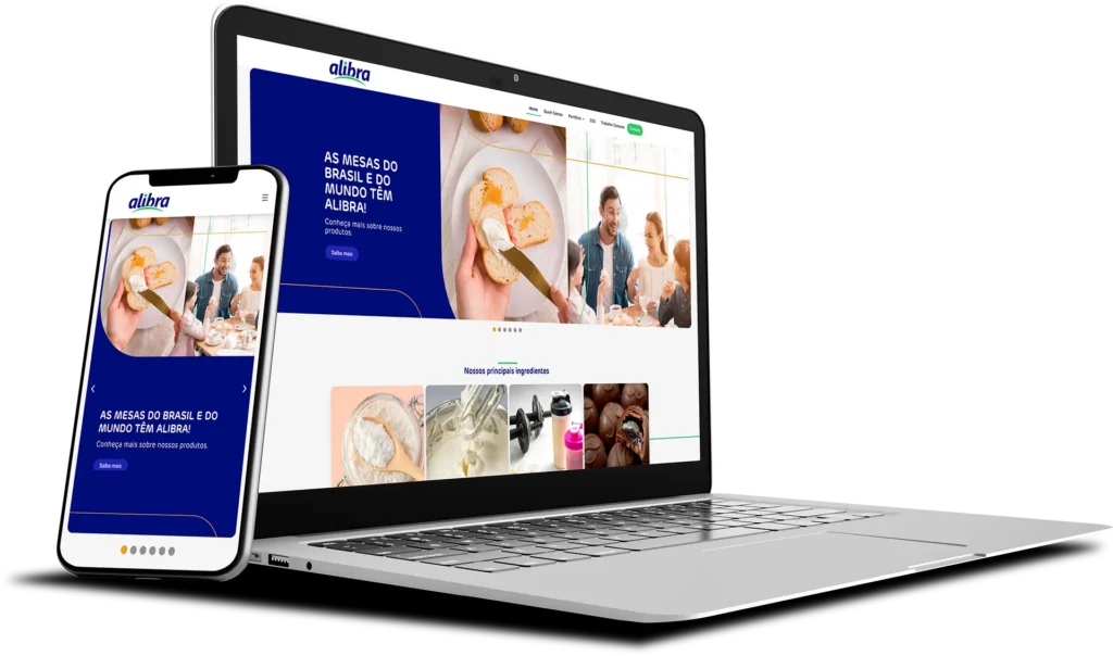 Site Alibra Alimentos